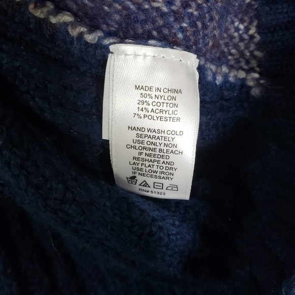 1.‎ State Revolve Button Front Eyelash Cropped Cardigan XL Blue Velvet Burgundy - Picture 7 of 9